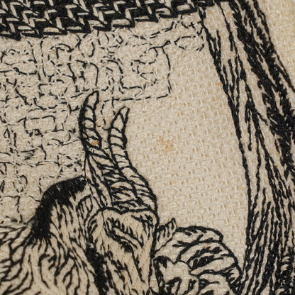Christian Dior Book Tote Zodiac aus Toile de Jouy