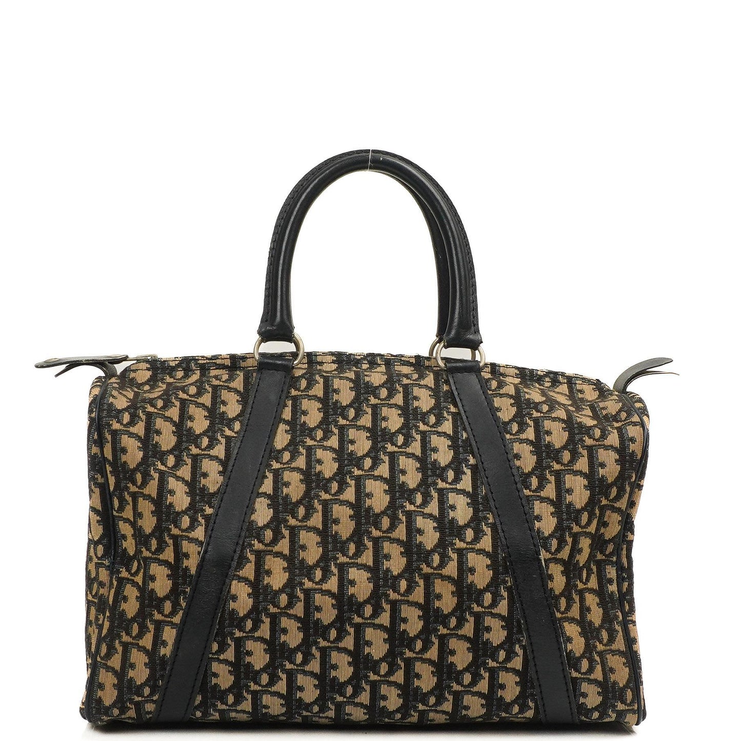Christian Dior Trotter 30 Vintage Beige/Navy Boston Tasche