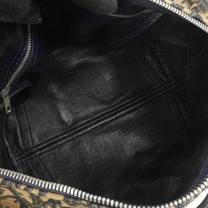Christian Dior Trotter 30 Vintage Beige/Navy Boston Tasche