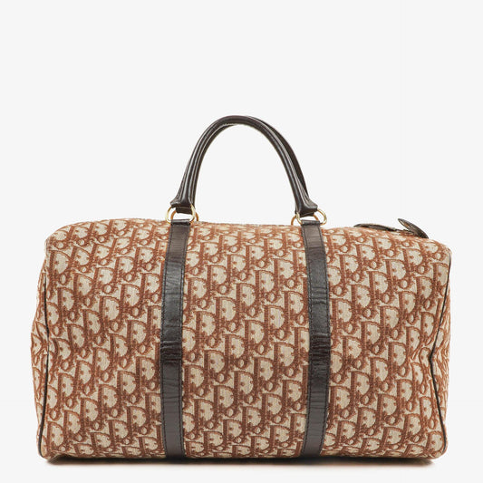 Christian Dior Trotter 40 Vintage Boston-Tasche Braun