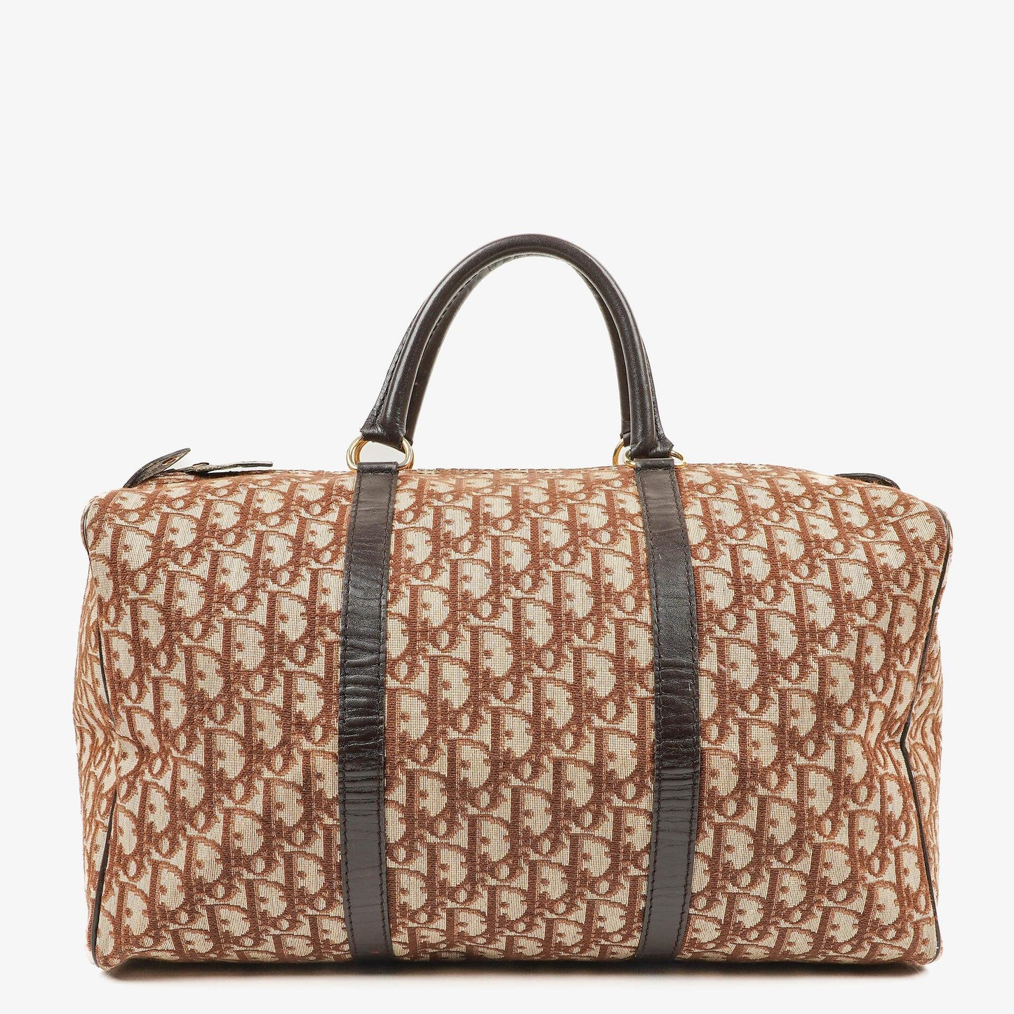 Christian Dior Trotter 40 Vintage Boston-Tasche Braun