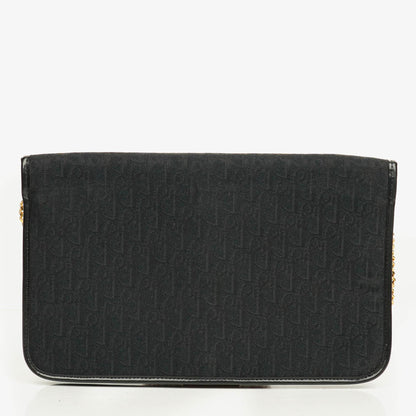 Christian Dior Ketten-Schultertasche aus Trotter Canvas