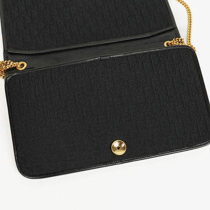 Christian Dior Ketten-Schultertasche aus Trotter Canvas