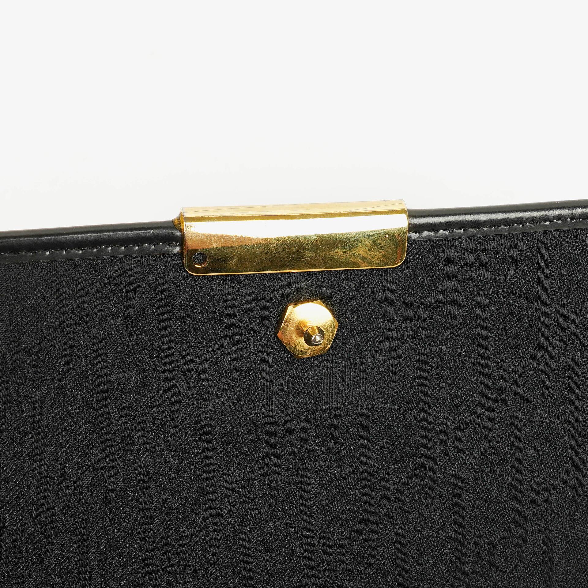 Christian Dior Ketten-Schultertasche aus Trotter Canvas