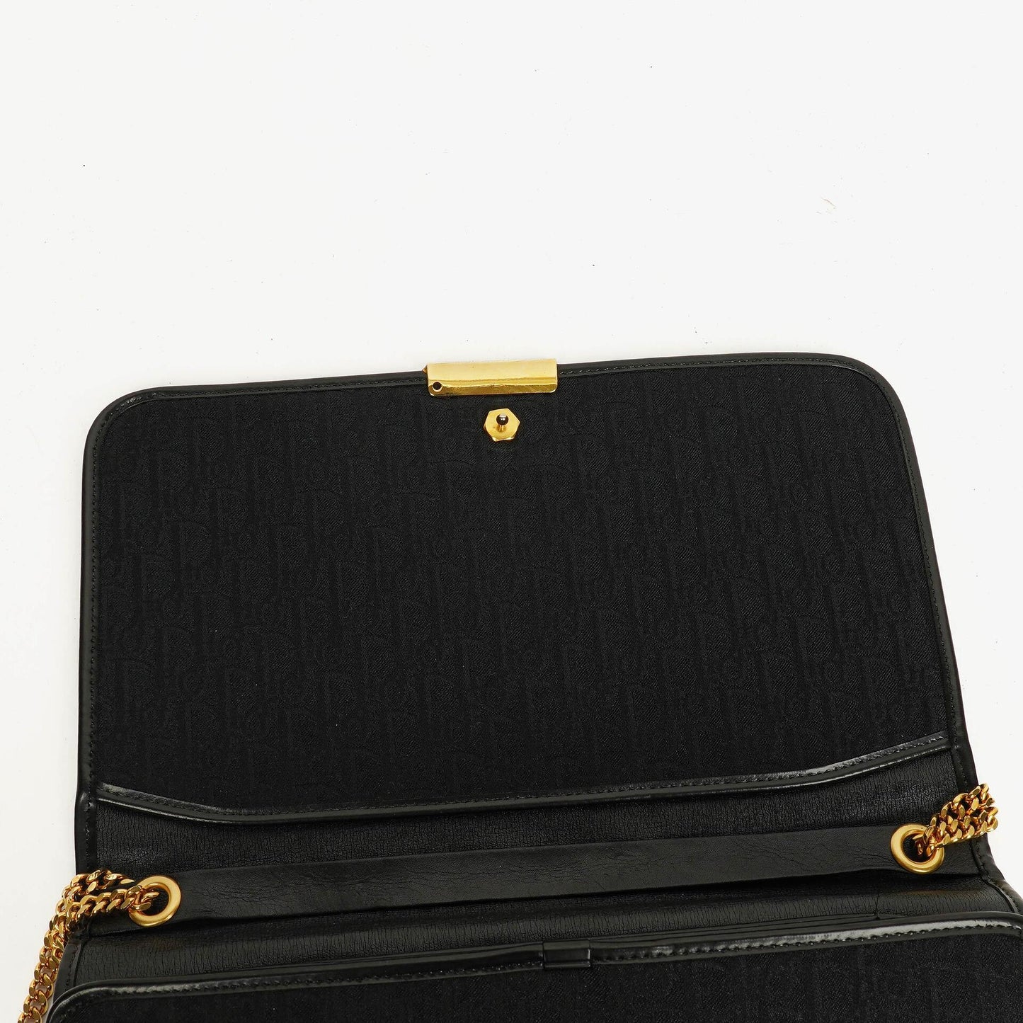 Christian Dior Ketten-Schultertasche aus Trotter Canvas