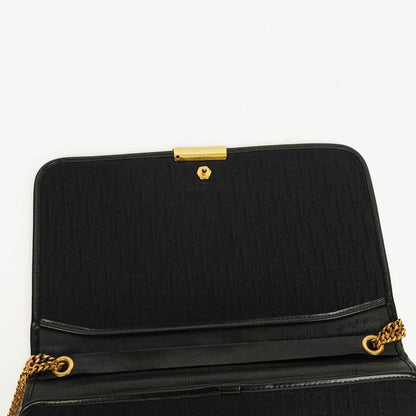 Christian Dior Ketten-Schultertasche aus Trotter Canvas