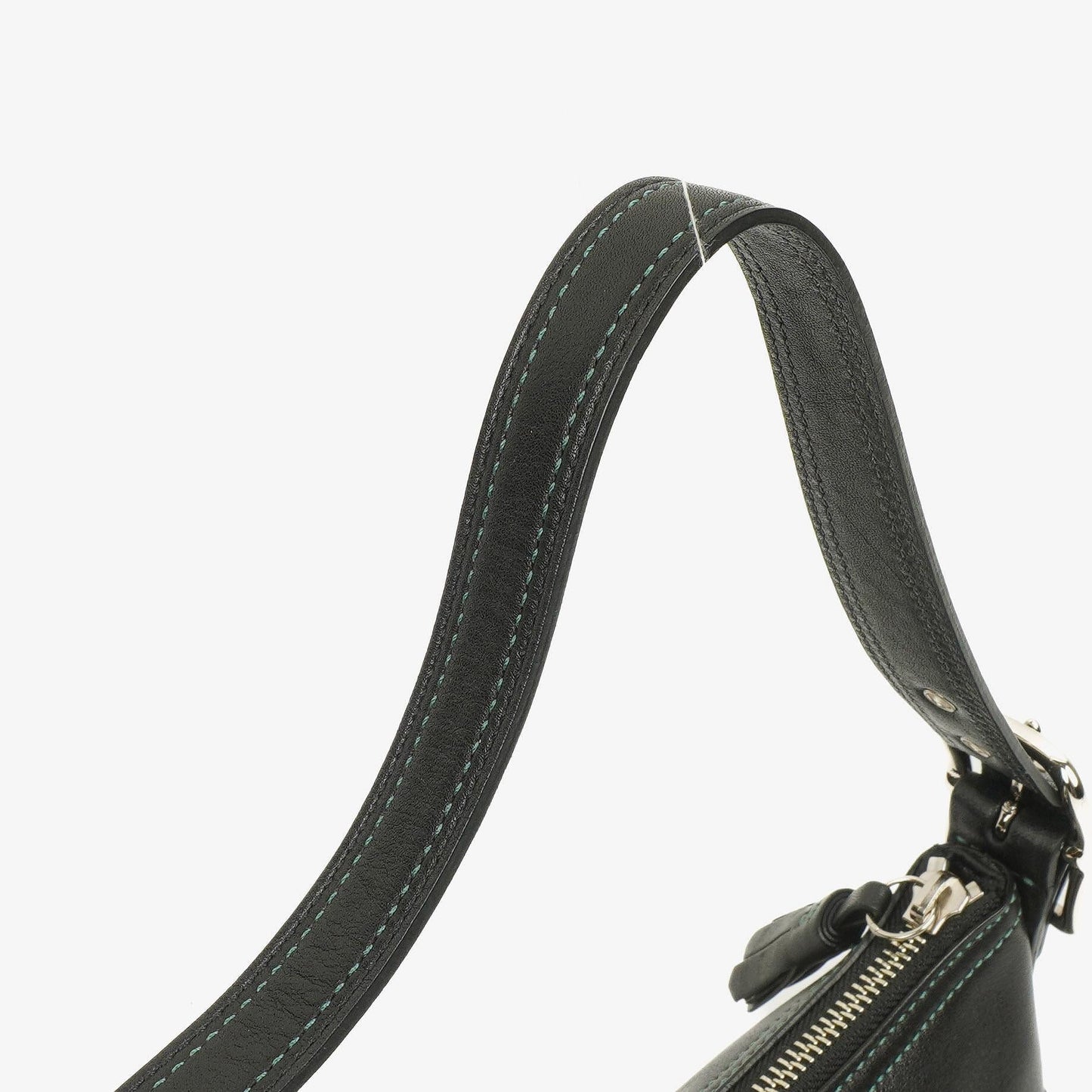 Coach Schultertasche aus schwarzem Leder