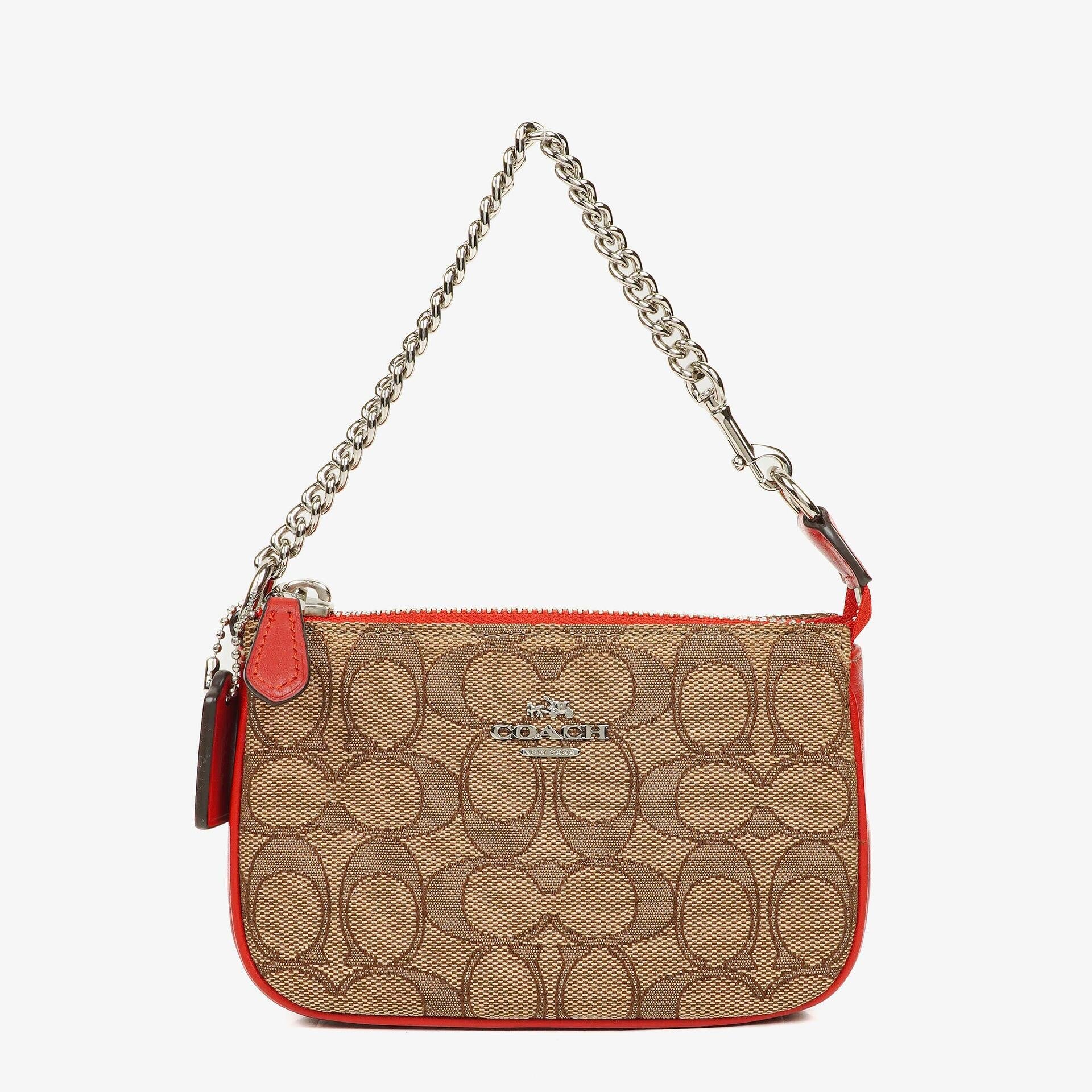 Coach Nolita 15 Mini Tasche aus Signature Canvas