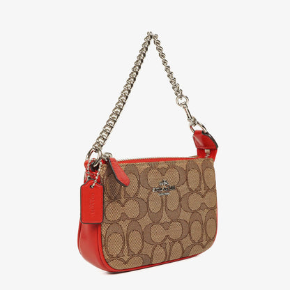Coach Nolita 15 Mini Tasche aus Signature Canvas
