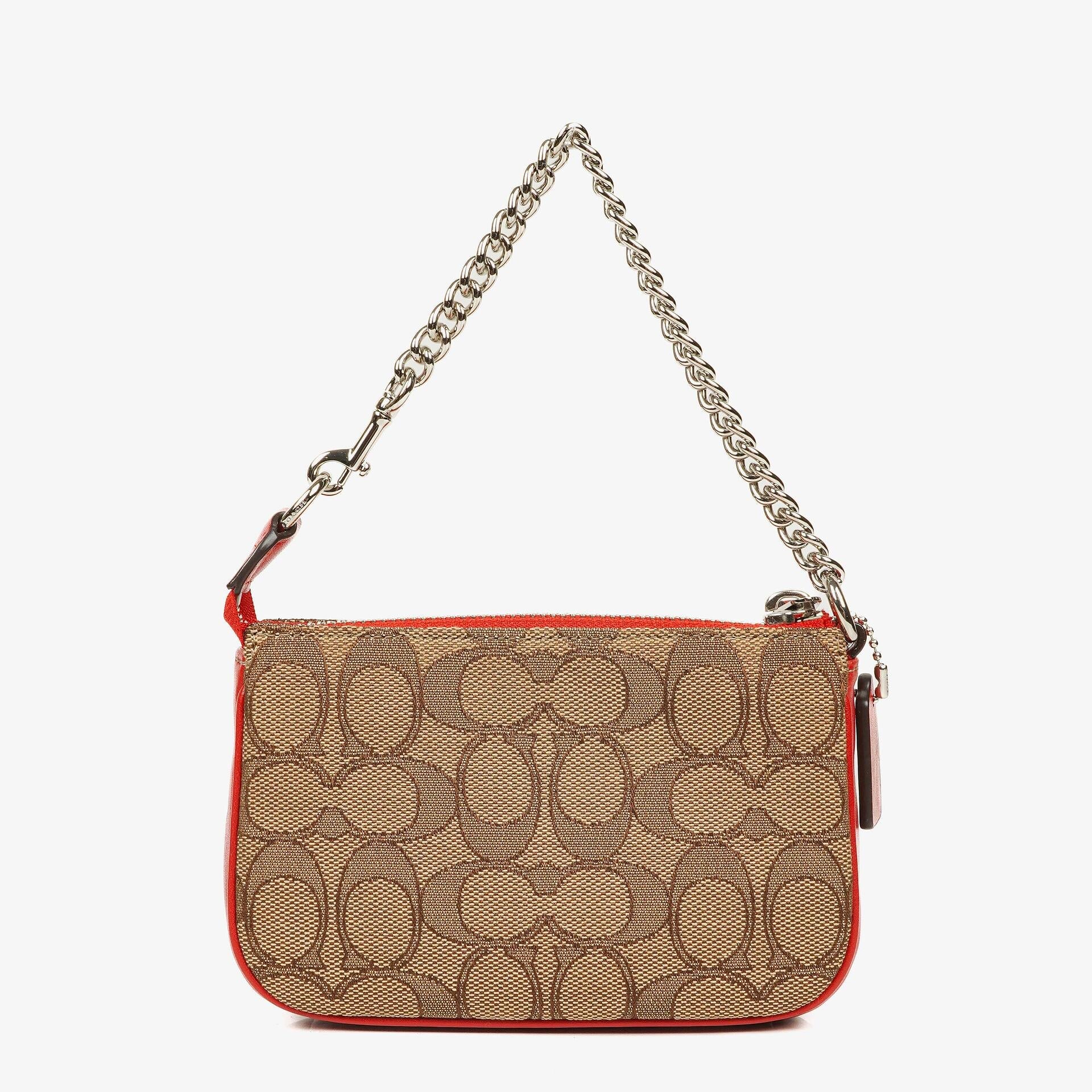 Coach Nolita 15 Mini Tasche aus Signature Canvas