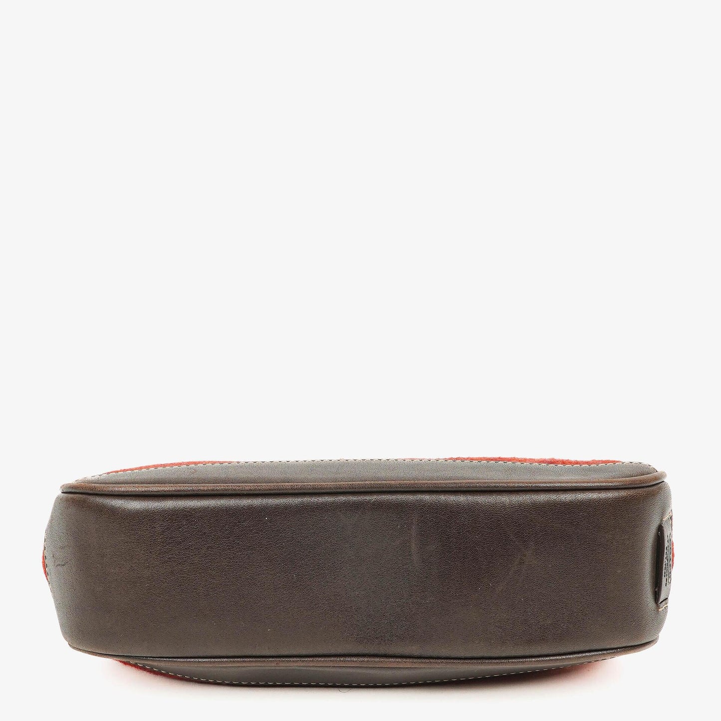 Coach Schultertasche aus roter Wolle