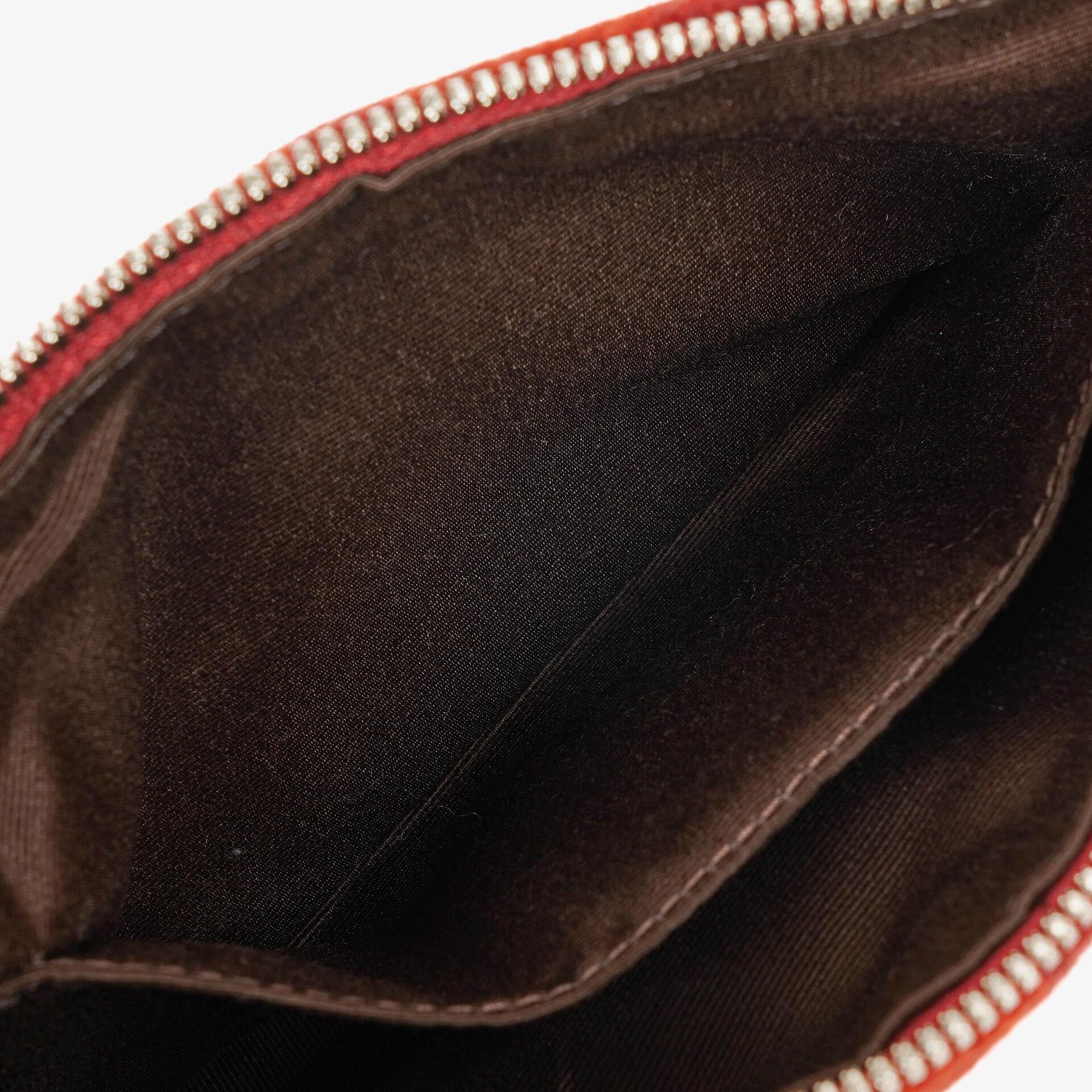 Coach Schultertasche aus roter Wolle