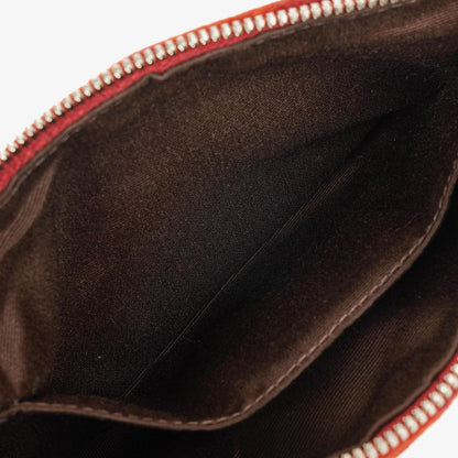 Coach Schultertasche aus roter Wolle