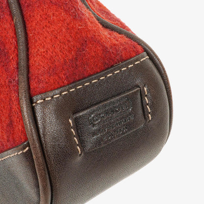 Coach Schultertasche aus roter Wolle