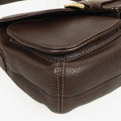 Coach Soho Schultertasche aus braunem Leder