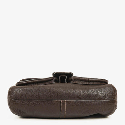 Coach Soho Schultertasche aus braunem Leder
