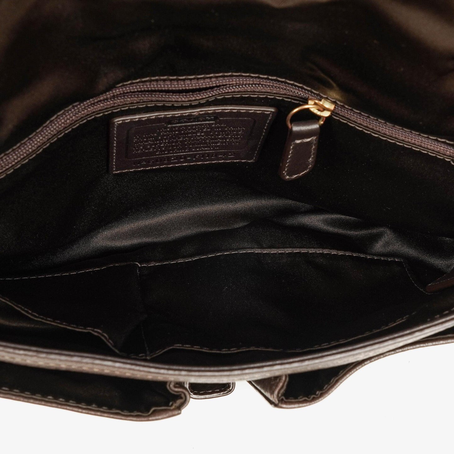 Coach Soho Schultertasche aus braunem Leder