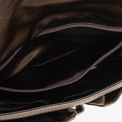 Coach Soho Schultertasche aus braunem Leder