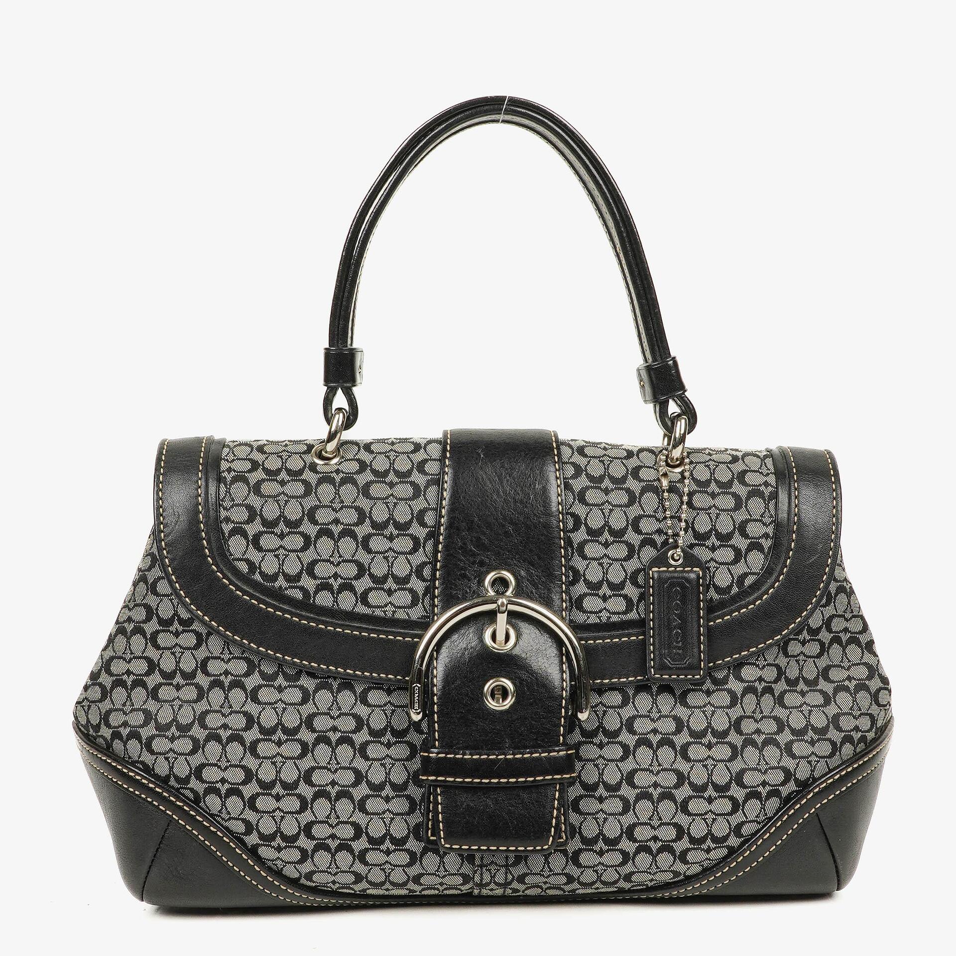 Coach Soho Signature Jacquard Schultertasche