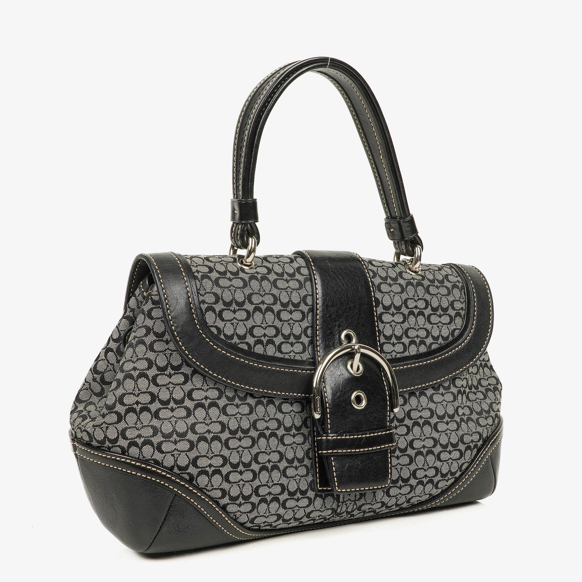 Coach Soho Signature Jacquard Schultertasche