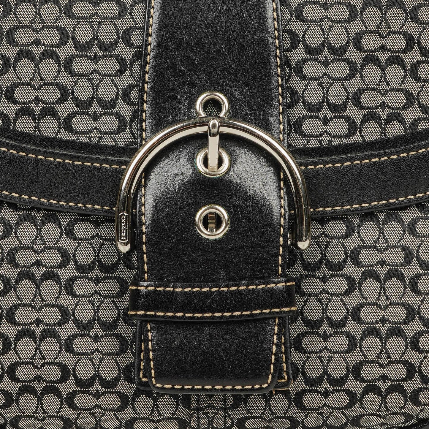 Coach Soho Signature Jacquard Schultertasche