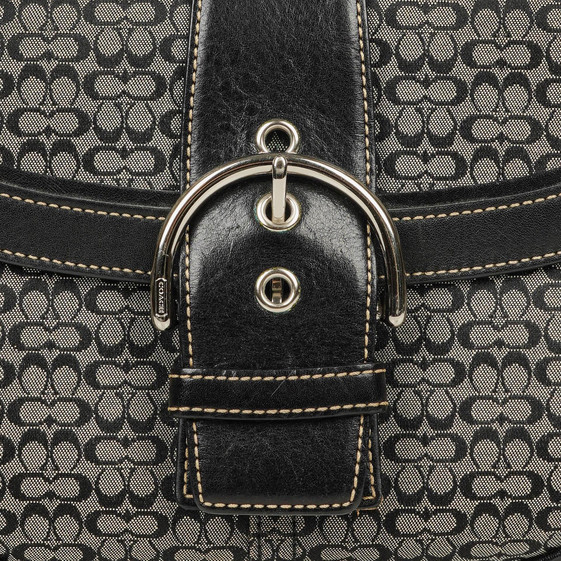 Coach Soho Signature Jacquard Schultertasche
