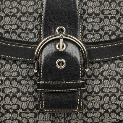Coach Soho Signature Jacquard Schultertasche