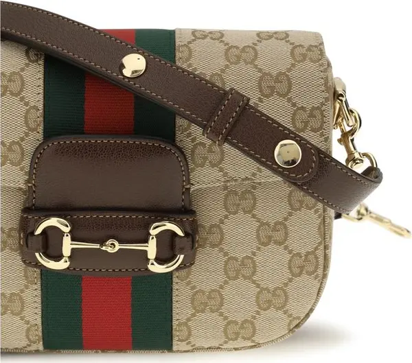 Gucci Small Horsebit 1955 Schultertasche Beige - Eleganz trifft Luxus