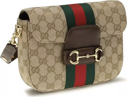 Gucci Small Horsebit 1955 Schultertasche Beige - Eleganz trifft Luxus