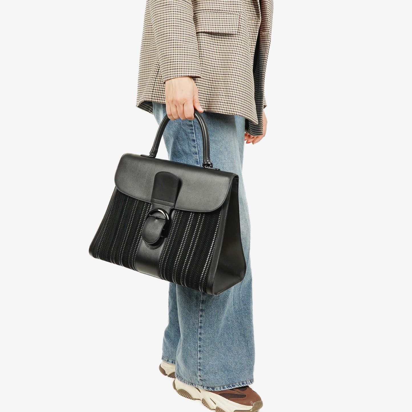 Delvaux Brillant Handtasche in Schwarz