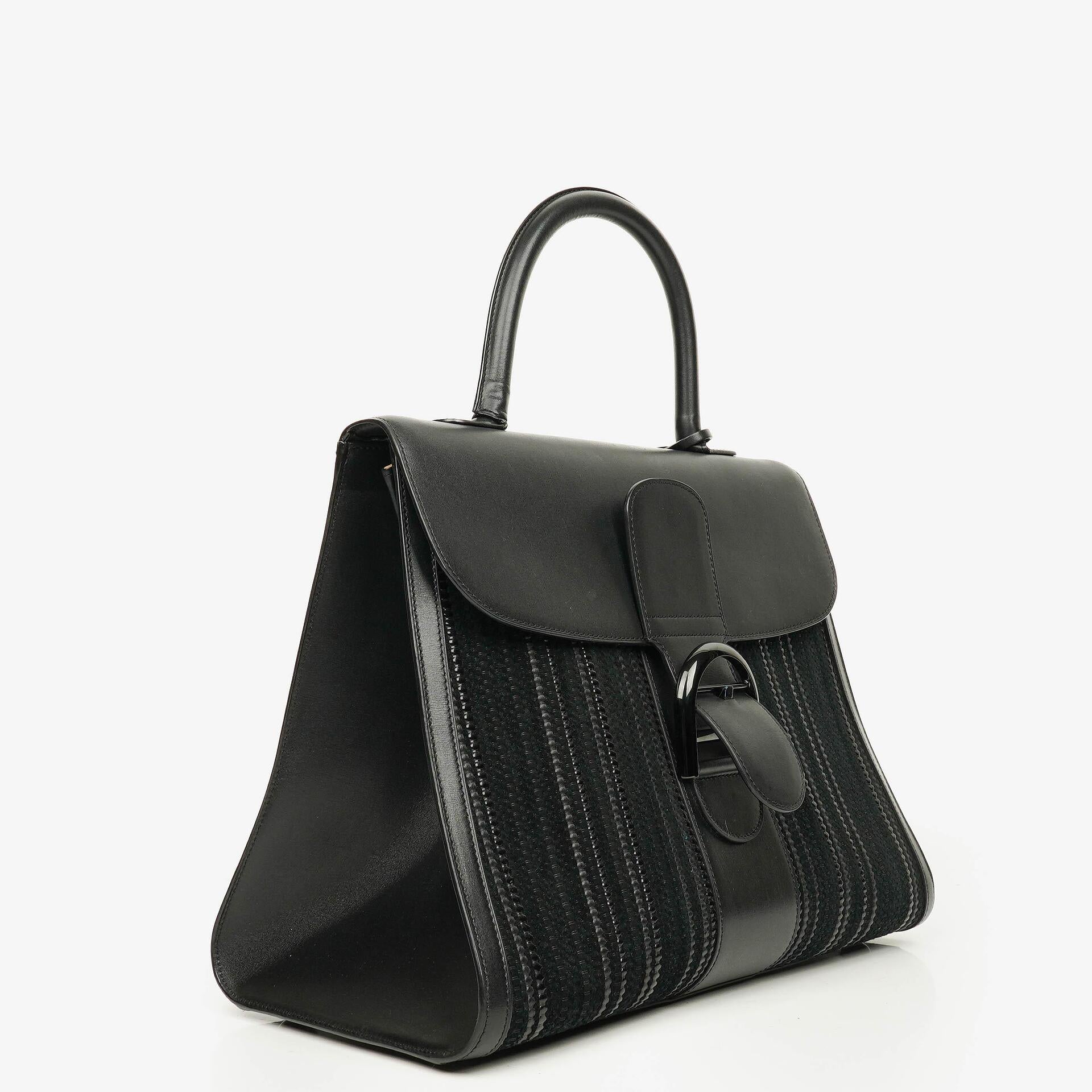 Delvaux Brillant Handtasche in Schwarz