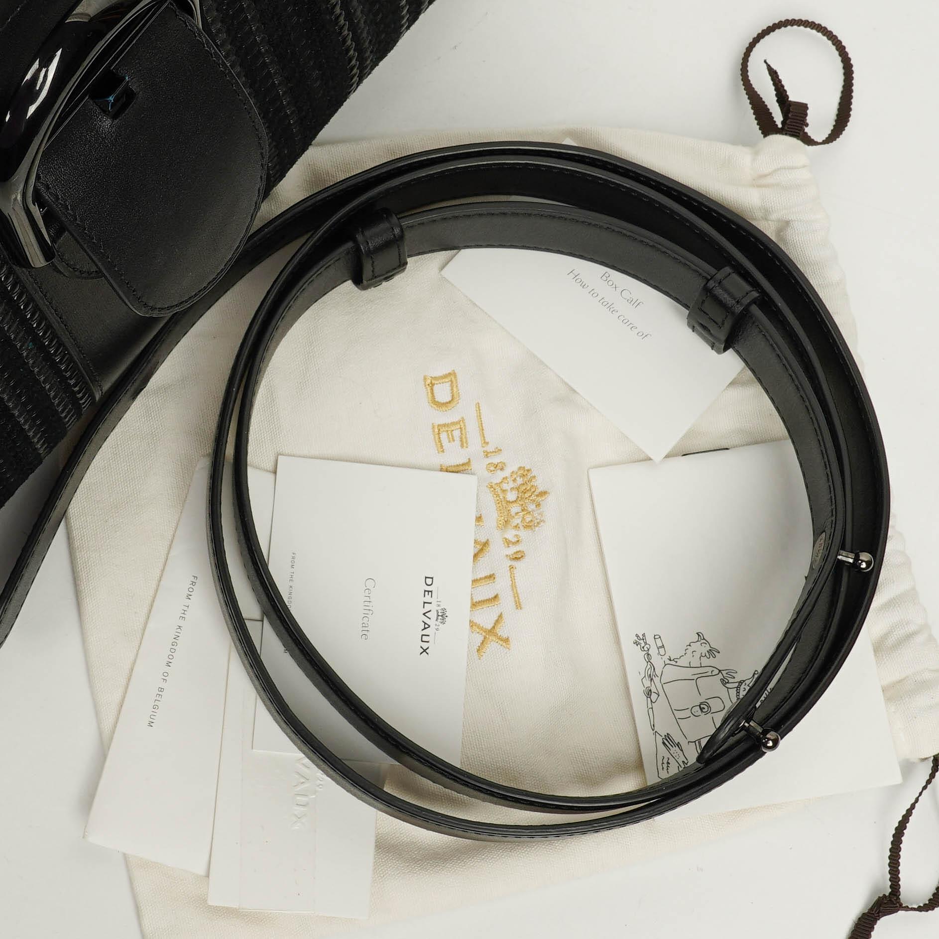 Delvaux Brillant Handtasche in Schwarz
