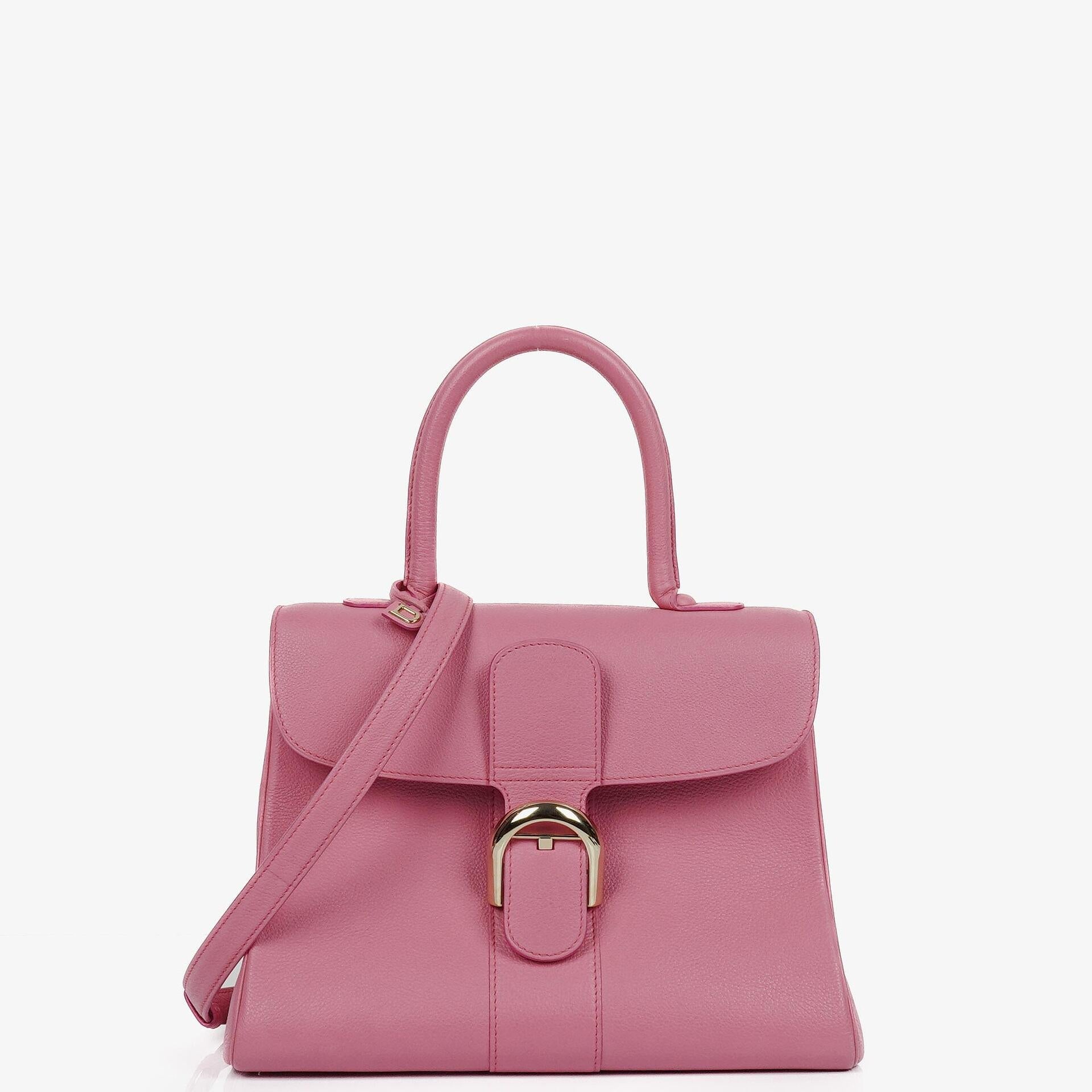 Delvaux Brillant MM Sellier Handtasche in Flamingo