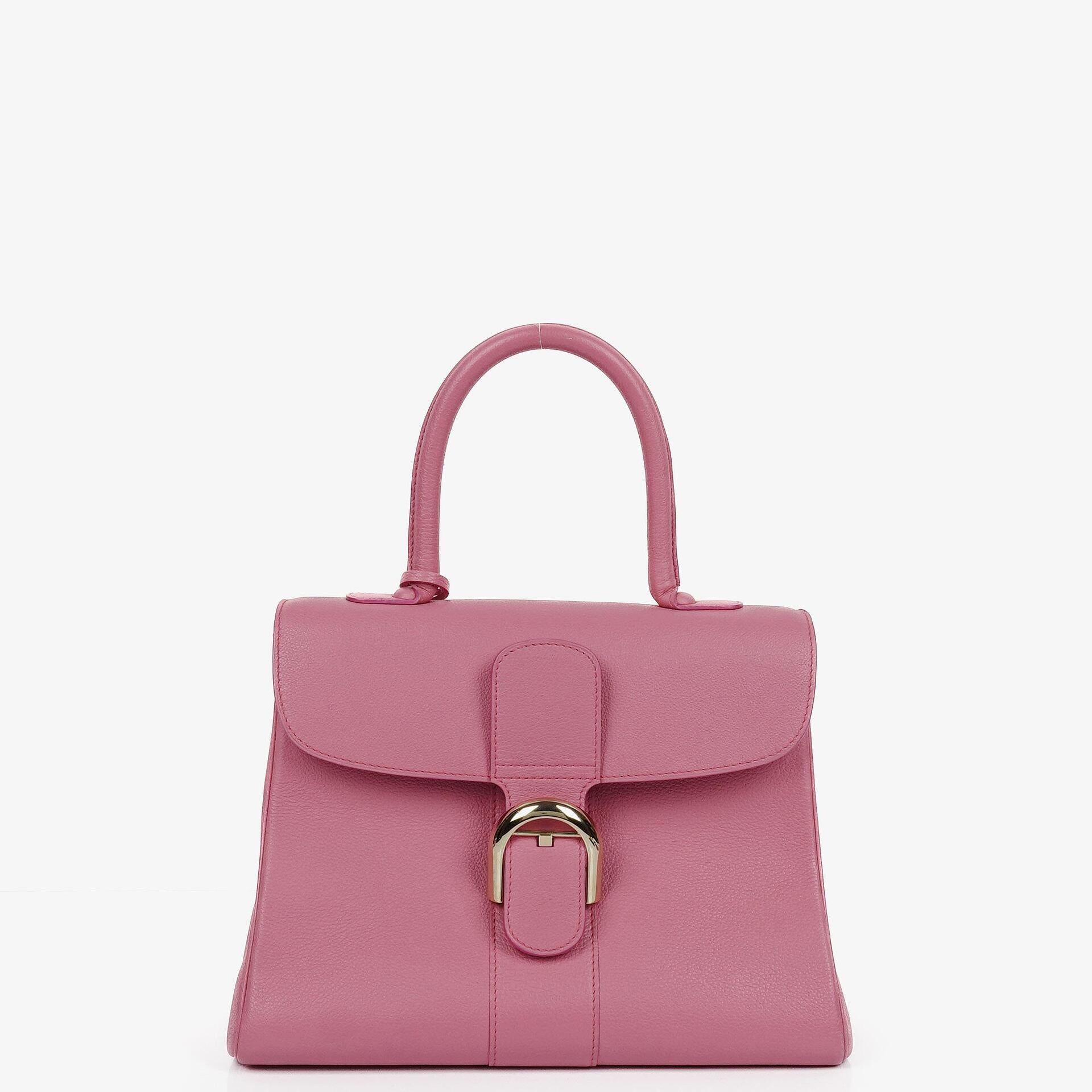 Delvaux Brillant MM Sellier Handtasche in Flamingo
