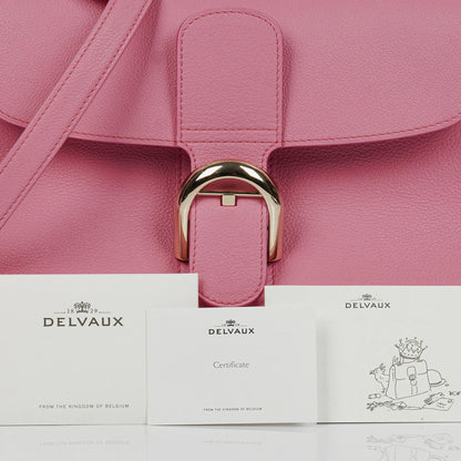 Delvaux Brillant MM Sellier Handtasche in Flamingo