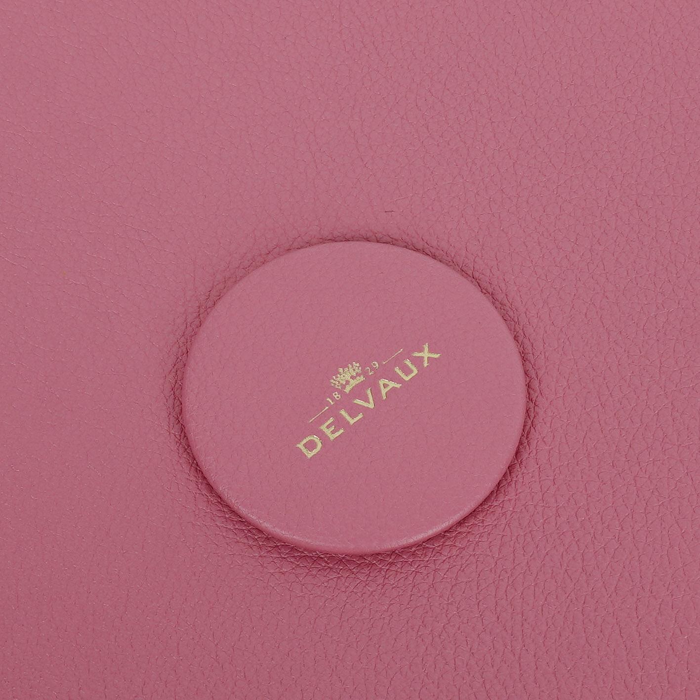 Delvaux Brillant MM Sellier Handtasche in Flamingo