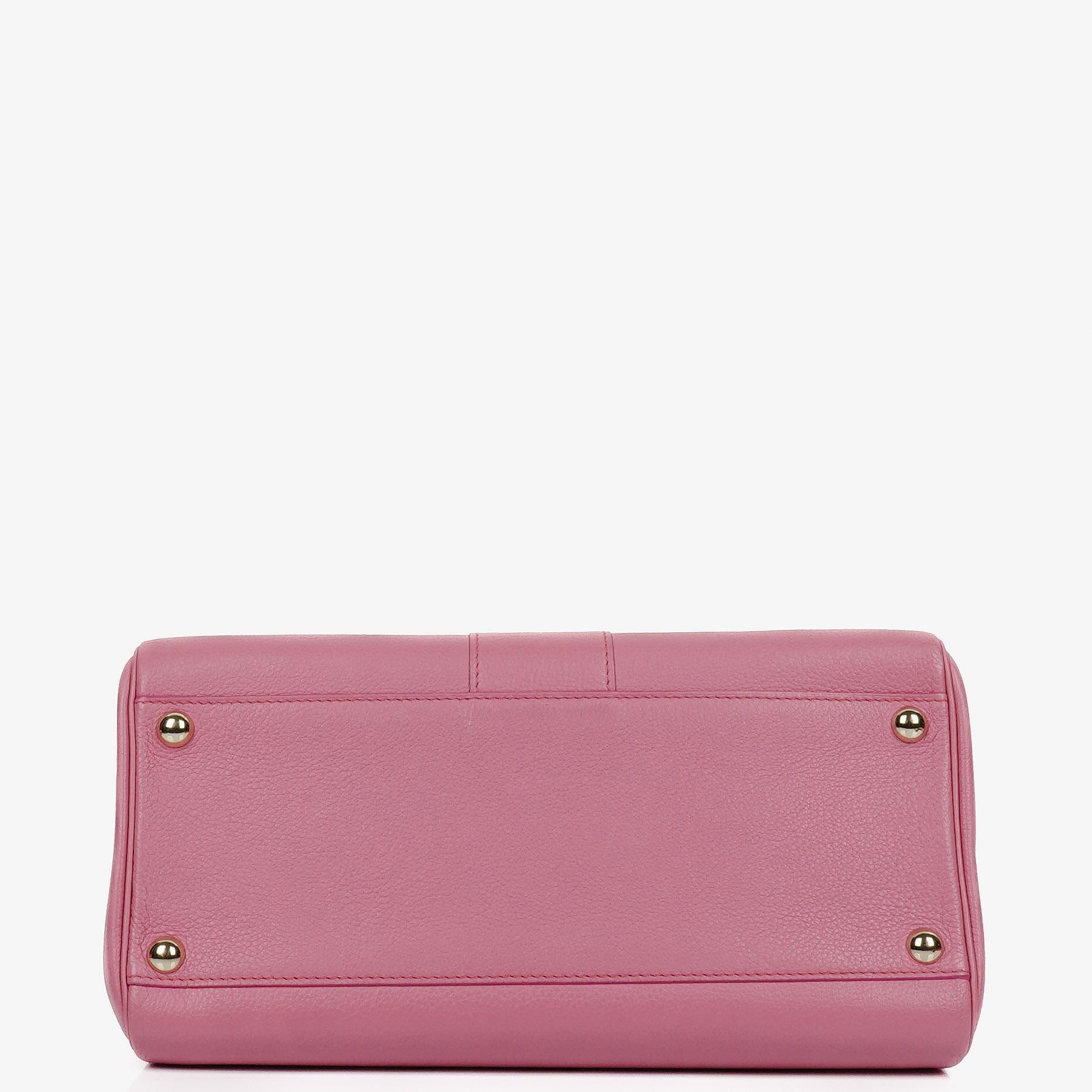 Delvaux Brillant MM Sellier Handtasche in Flamingo