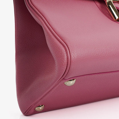 Delvaux Brillant MM Sellier Handtasche in Flamingo