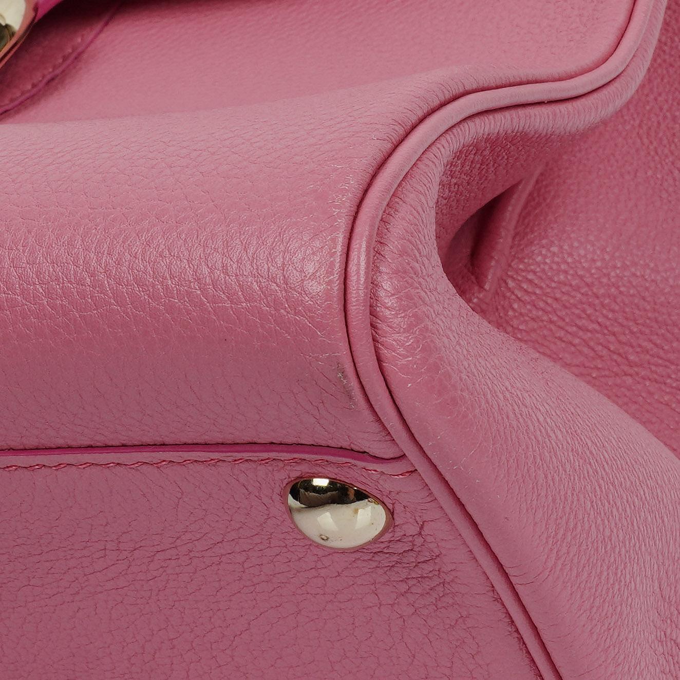 Delvaux Brillant MM Sellier Handtasche in Flamingo