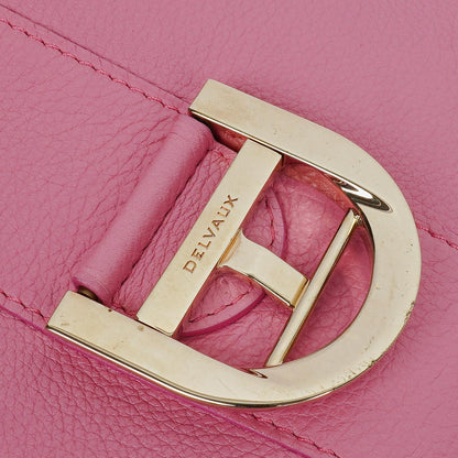 Delvaux Brillant MM Sellier Handtasche in Flamingo