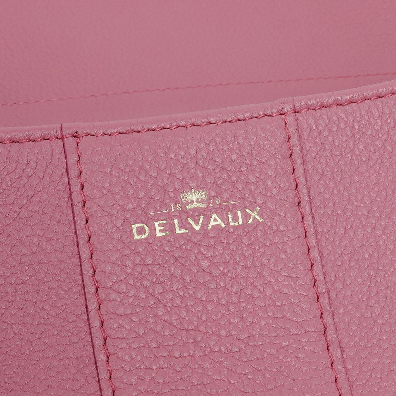 Delvaux Brillant MM Sellier Handtasche in Flamingo