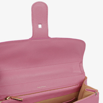 Delvaux Brillant MM Sellier Handtasche in Flamingo
