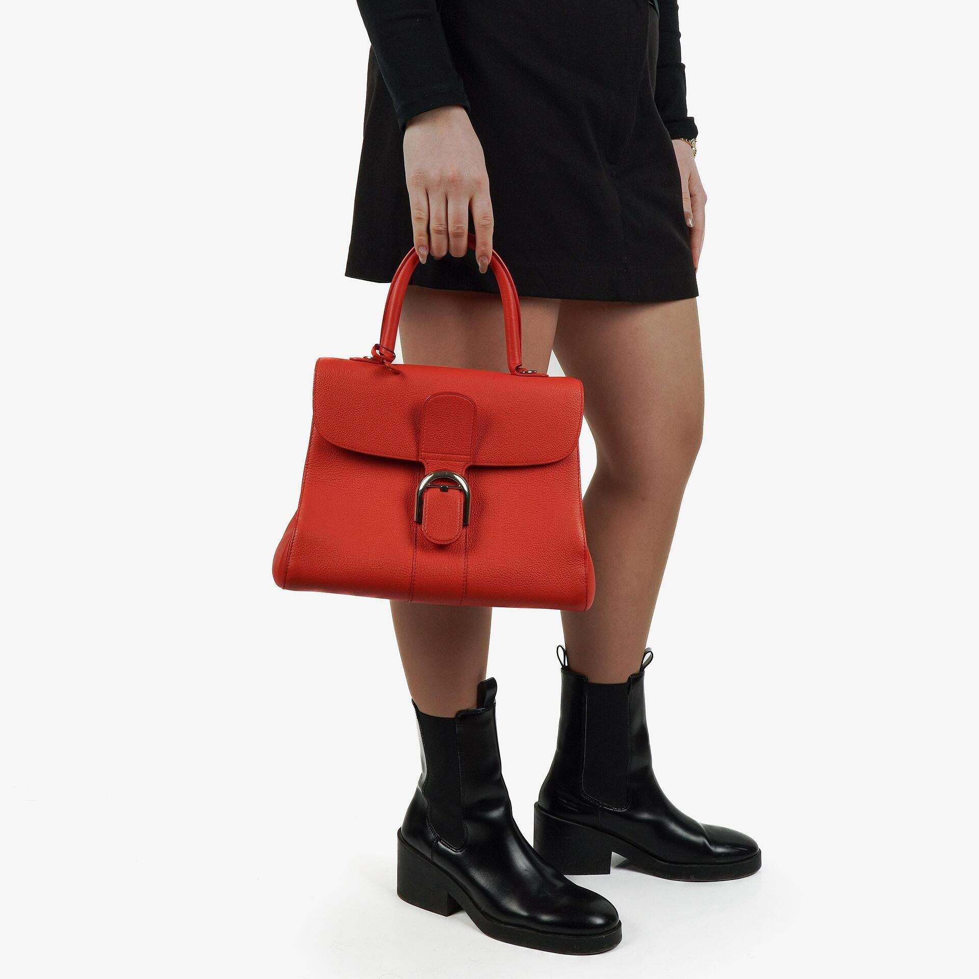 Delvaux Brillant MM Sellier Handtasche in Sunset
