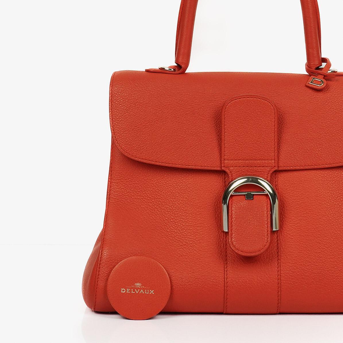 Delvaux Brillant MM Sellier Handtasche in Sunset