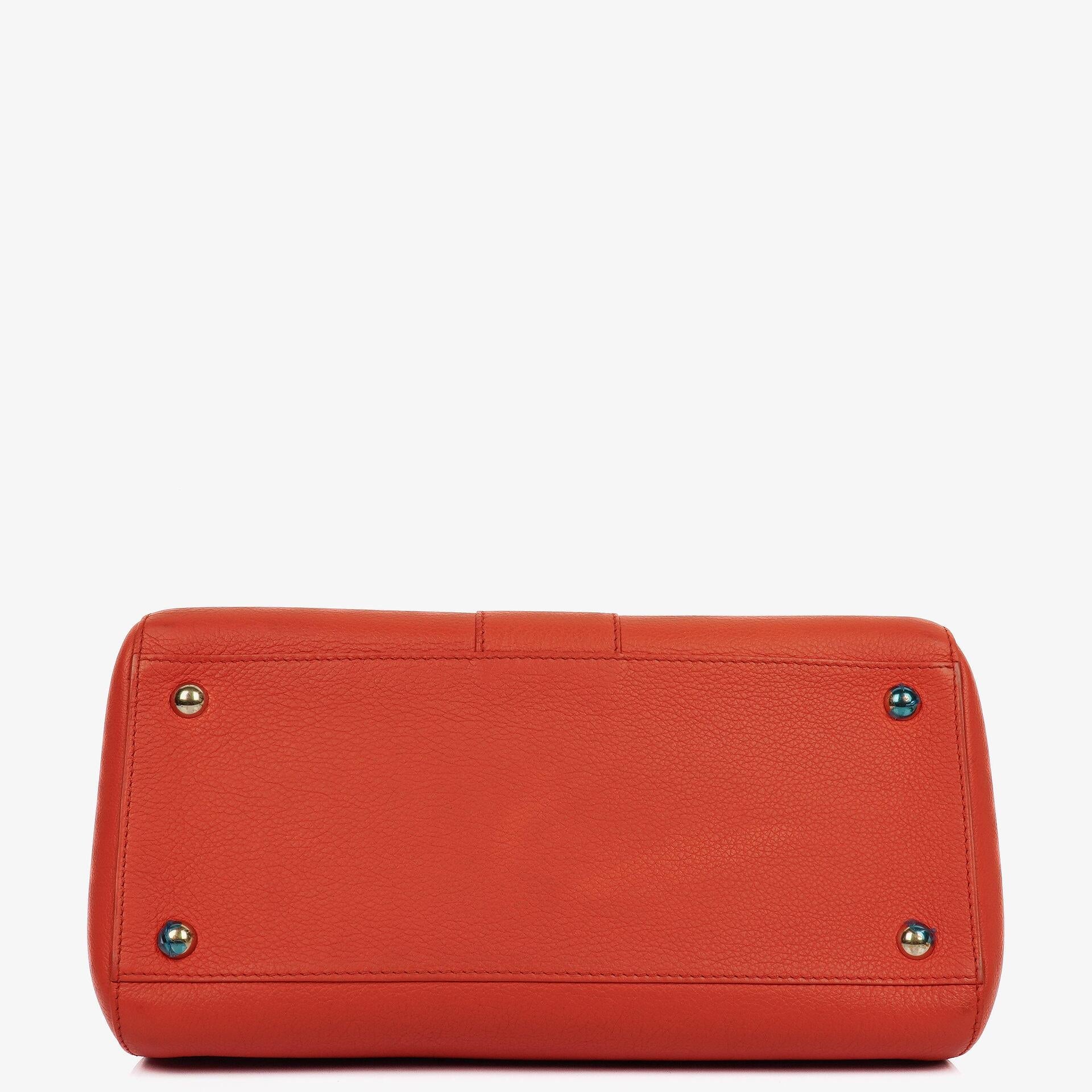 Delvaux Brillant MM Sellier Handtasche in Sunset