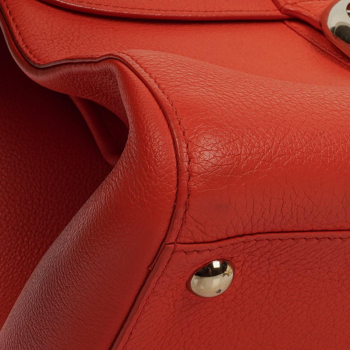 Delvaux Brillant MM Sellier Handtasche in Sunset