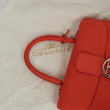 Delvaux Brillant MM Sellier Handtasche in Sunset