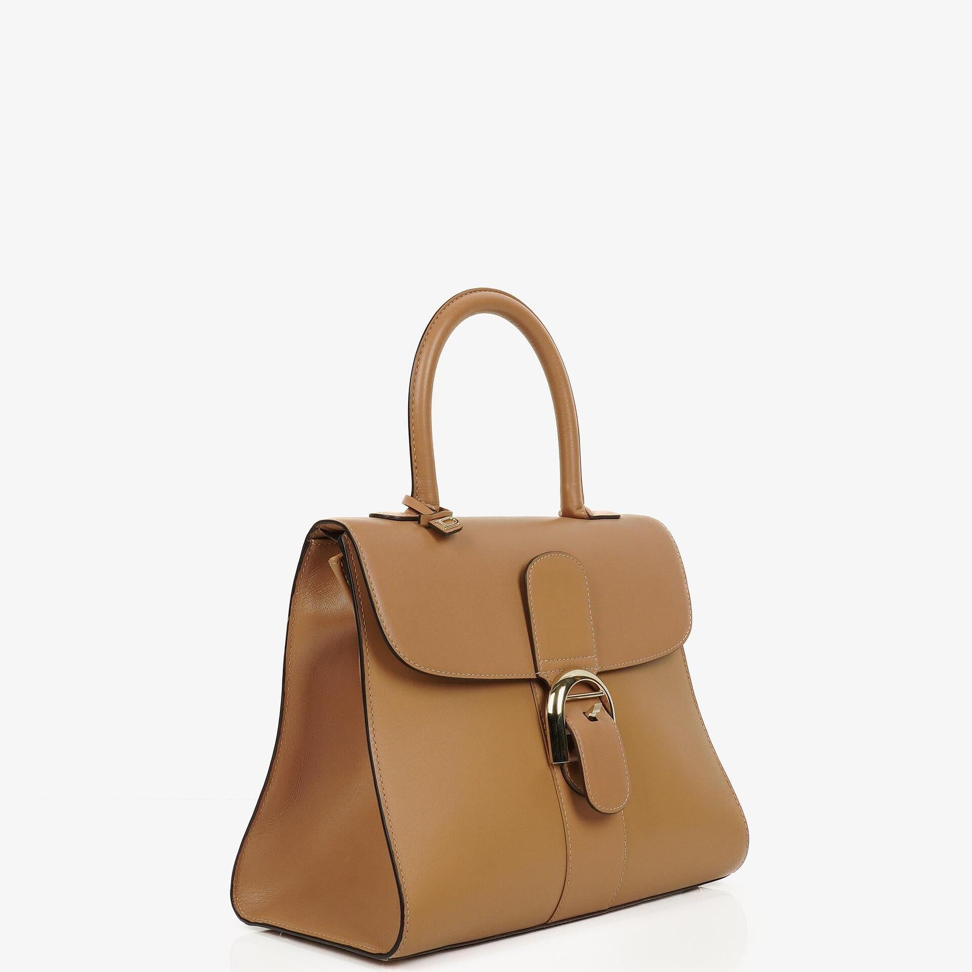 Delvaux Brillant MM Handtasche aus Vison Box-Kalbsleder