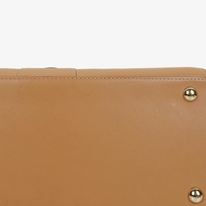 Delvaux Brillant MM Handtasche aus Vison Box-Kalbsleder