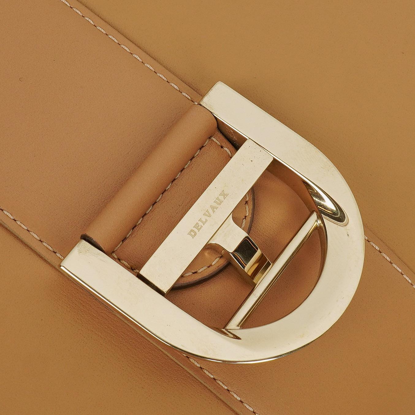 Delvaux Brillant MM Handtasche aus Vison Box-Kalbsleder